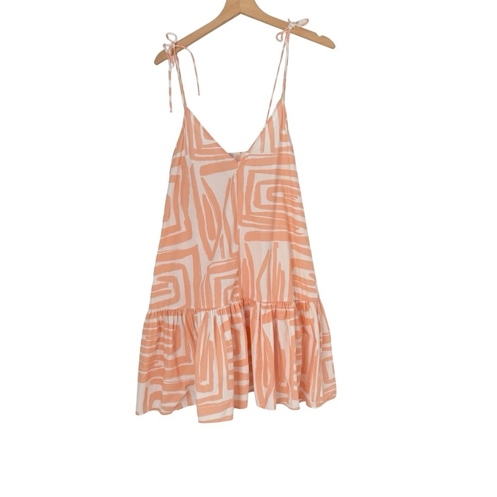 Anthropologie Maeve Sleeveless Flounce Swing Mini Dress Sz S - Picture 5 of 10